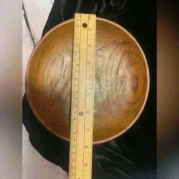 MCM Teak Thailand by Winsome 7  Piece Salad Bowl Set with Sticker - Picture 4 of 16